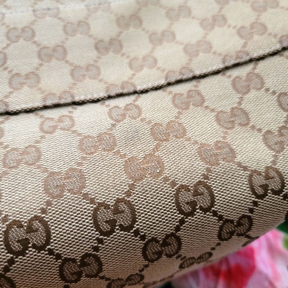 Gucci Monogram Canvas Leather Sukey Tote - Picture 15 of 15